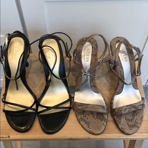 2 Pairs Guess Heels